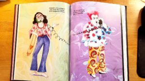 Groovy watercolor photos from the book Malbec Mon Amour that provides a fun, colorful-art-filled, coffee-table-book journey of the history of malbec through to today. Wine Casual