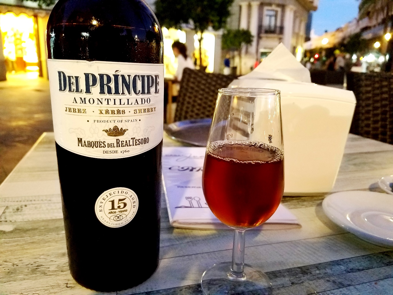 Marqués Del Real Tesoro, Del Príncipe 15 Years Old Amontillado Sherry, Andalucía, Spain, Wine Casual