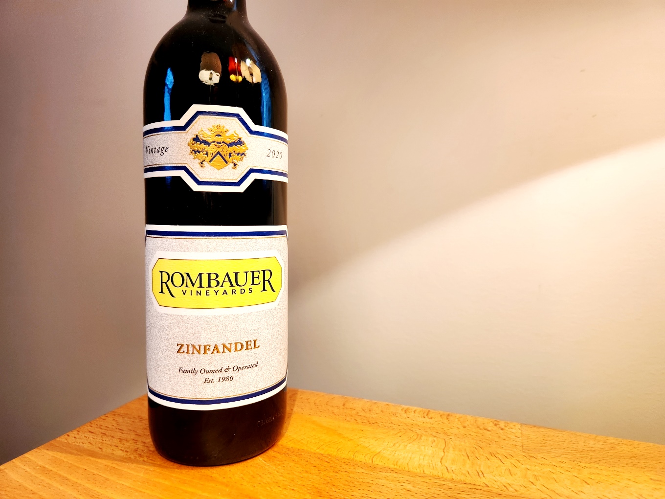 Rombauer Vineyards, Zinfandel 2020, California, Wine Casual