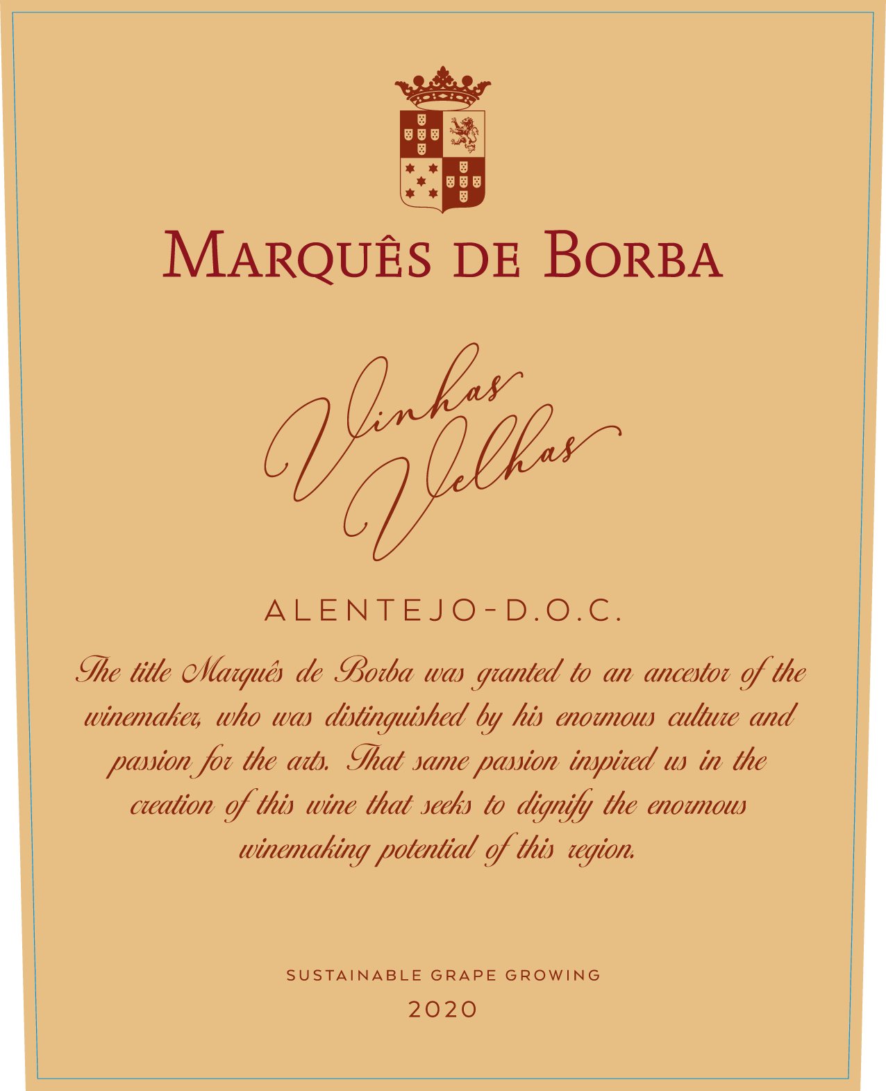 J. Portugal Ramos, Vinhas Velhas Marquês de Borba 2020, Alentejo, Portugal, Wine Casual