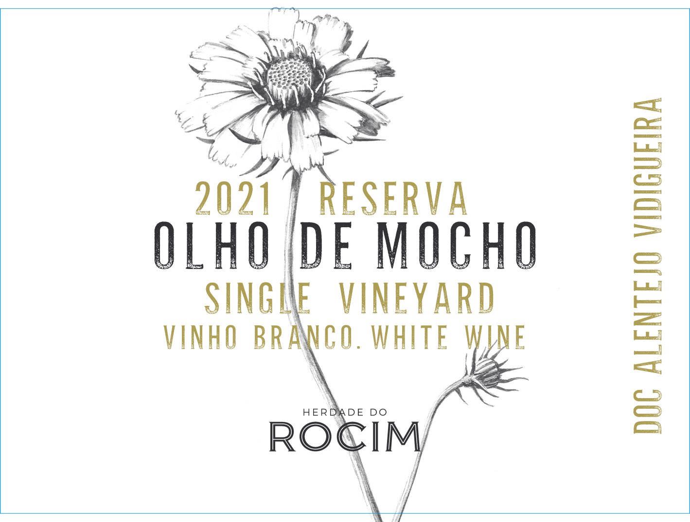 Herdade do Rocim, Olho de Mocho Reserva Branco 2021, Alentejo, Portugal, Wine Casual