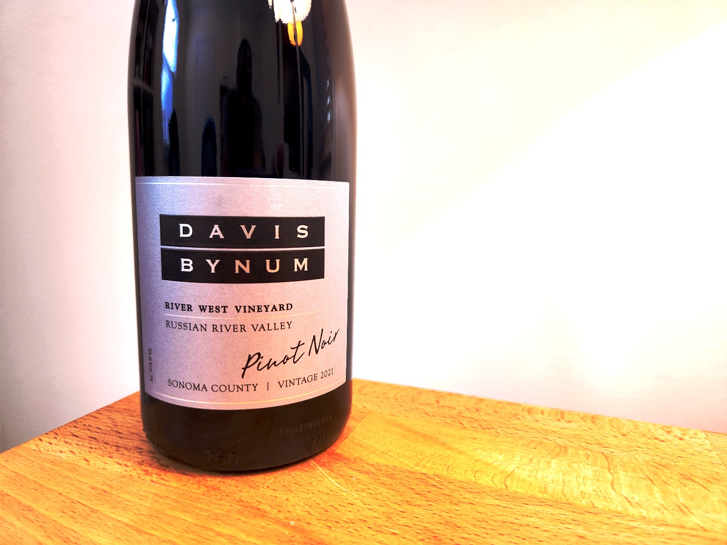 Wine Casual, David Bynum, River West Vineyard Pinot Noir 2021, Russian River Valley, Sonoma County, California, Wine Casual